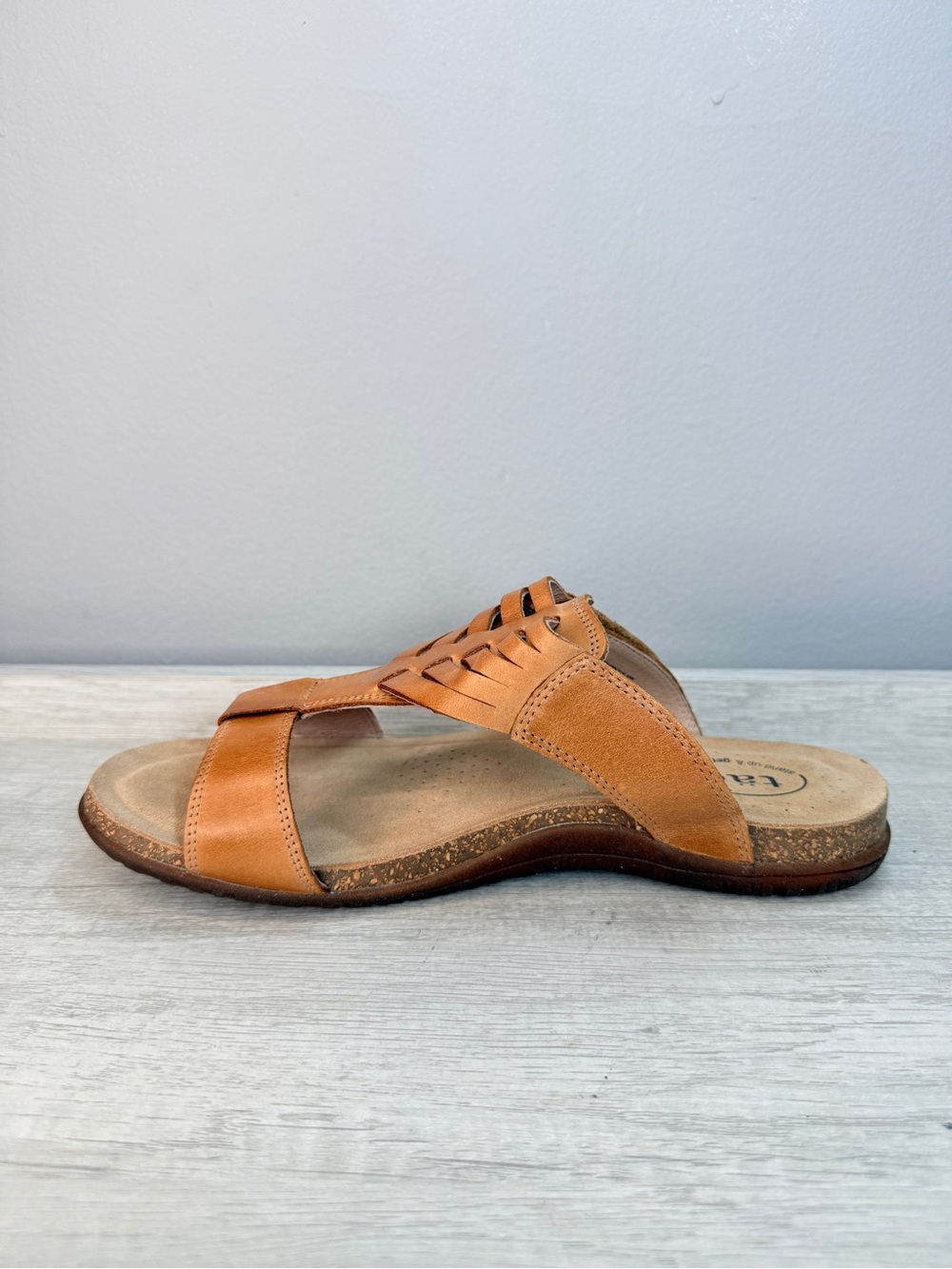 Taos Footwear Brown Leather Comfort Sandals - Picture 7 of 13
